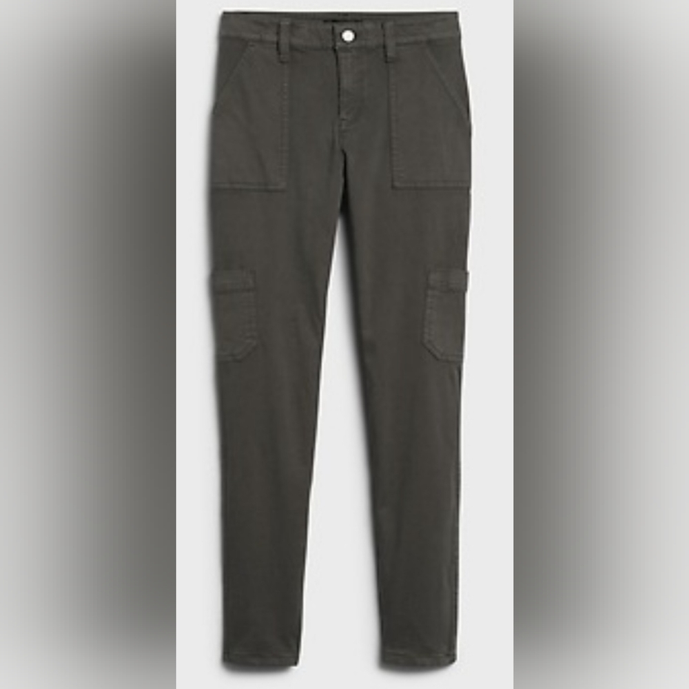 Banana Republic Cargo Sloane Pants Creme/Winter white - Picture 9 of 9